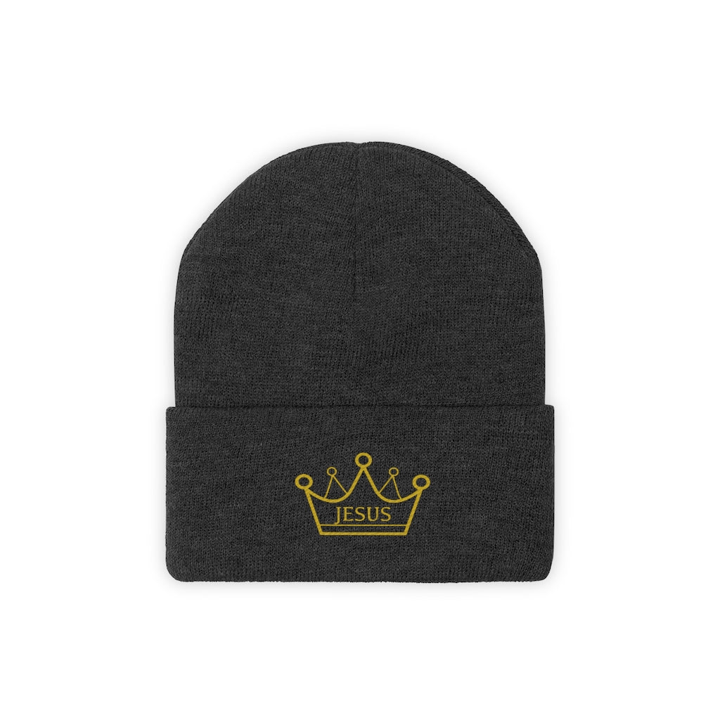 Jesus Is King Beanie – The Light Apparel