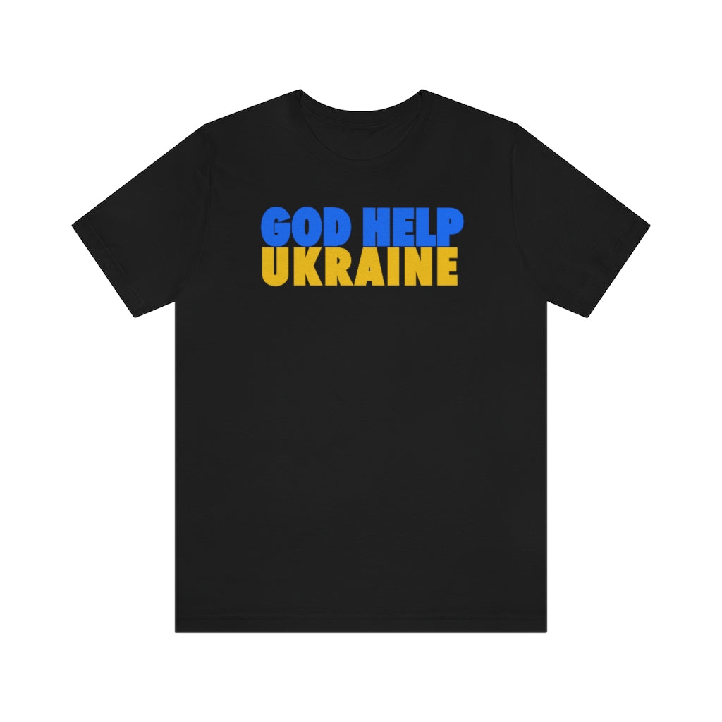 GOD HELP UKRAINE Short Sleeve Tee