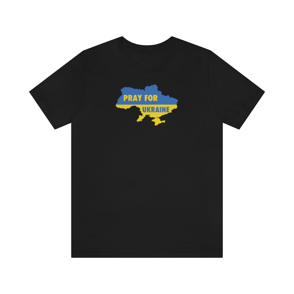 PRAY FOR UKRAINE Short Sleeve Tee